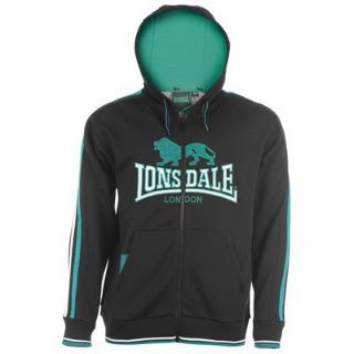 Lonsdale Kapucnis Felső - Fekete/Zöld 6.499-